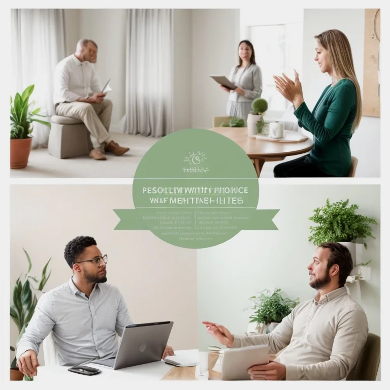 Coach providing feedback to client